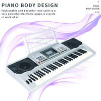 Multi-function 61 Keys Electric Piano Keyboard OEM ODM Electronic Organ with 200 Tone 128 Rhythm 10 Demo Song