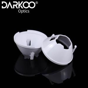 Lente óptica led de 45mm de diámetro, lente individual de plástico de 24 grados con soporte para COB led - Product Image 2