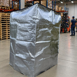 Couverture de palette en aluminium à bulles thermoscellables, couverture de plateau <span class=keywords><strong>thermique</strong></span> isolée pour le transport et l'expédition d'aliments - Product Image 3