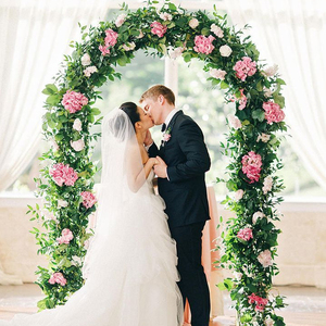 Flores colgantes de arco de boda artificiales de vides de alta calidad flores de <span class=keywords><strong>glicina</strong></span> artificiales baratas - Product Image 3