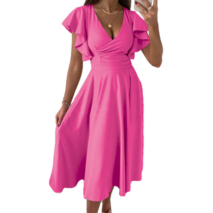 Edding Guest resses para omen <span class=keywords><strong>2023</strong></span> Summer Eck cuello IDI engength eehearsal Inner ONG RESS - Product Image 1