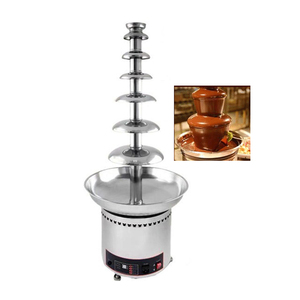 <span class=keywords><strong>Tour</strong></span> à fondue au chocolat portable en acier inoxydable à 7 étages et machine à fontaine à chocolat pour usage commercial - Product Image 1