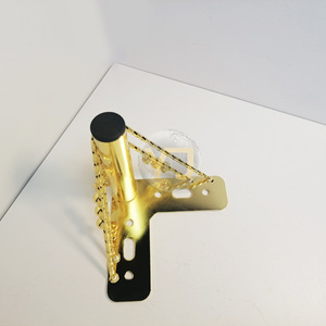 Gold Hollowed Out Threaded <b>Sofa</b> <b>Legs</b> Carbon Steel European Style Heavy Duty Furniture Support <b>For</b> <b>Sofa</b> Cabinet Table Chair Bed - Product Image 2