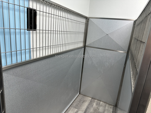 กรงสุนัข304ทำจากพีวีซีแบบทึบมีช่องระบายน้ำด้านหน้าทำจากกระจก - Product Image 5