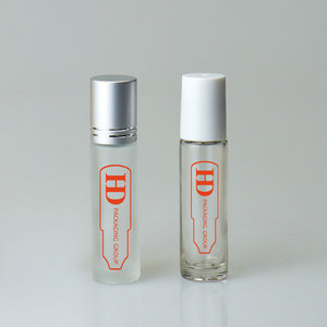 Màu Xanh lá cây màu khử mùi mờ nắp tre cuộn trên chai thủy tinh với hộp cho tinh dầu mờ cuộn trên chai thủy tinh - Product Image 3