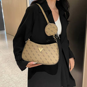 Sacs à bandoulière de créateur pour femmes 2026 Guesses en <span class=keywords><strong>cuir</strong></span> PU avec fermeture éclair, motif lettre, taille moyenne, <span class=keywords><strong>sac</strong></span> à main de luxe pour usage quotidien - Product Image 4