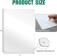 Panneaux en métal blanc Sublimation plaques en aluminium feuilles ébauches 7x10 pouces panneau de stationnement personnalisé pour artisanat cour jardin extérieur