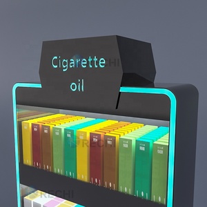 RECHI Tủ Trưng Bày Thuốc Lá Cố Định Cửa Hàng Thuốc Lá Tủ Đứng Trưng Bày Thuốc Lá Bằng Acrylic Có Đèn LED RGB - Product Image 5