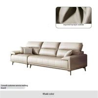 Monovel Sofa 277 Luxus Echtleder L-Form Ecksofa-Set Hohe Rückenlehne Modulares Design Minimalistischer Stil Mehrfarbiges Bett
