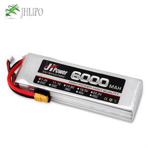充電式2S-6S 7.4V 6000mah 35C RC Lipoバッテリーパックリチウムイオンリモートコントロール飛行機用 - Product Image 2