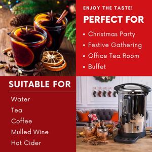 Heavybao เครื่องทำน้ำร้อนไฟฟ้าสแตนเลส,เครื่องทำกาแฟชาที่อุ่นไวน์เครื่องจ่ายเครื่องดื่ม - Product Image 5