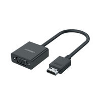 Adaptateur Ugreen vers VGA 1080p/60Hz, convertisseur HD mâle vers VGA femelle, câble d'affichage vidéo