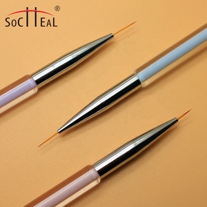 Set di pennelli per unghie Socheal di alta qualità 7mm 9mm 11mm per disegnare fodere e motivi per unghie - Product Image 5
