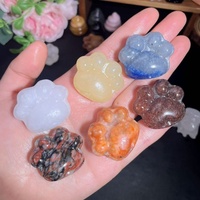 Vente en gros de pierres précieuses de guérison, matériaux mixtes, petites sculptures d'animaux mignons, cristal de grotte artisanal pour la décoration de cadeaux