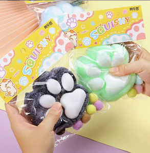 Jouet Squishy Patte de Chat Kawaii en PVC de 12 cm, Jouet Sensoriel Anti-Stress à Presser pour Enfants, Garçons et Filles, Squishy Familial à Pincer - Product Image 4