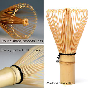 Fouet à thé Matcha en bambou japonais de haute qualité Emballage personnalisé avec logo personnalisé Vente en gros - Product Image 2