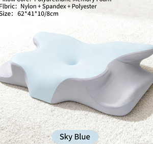 蝴蝶形颈部支撑记忆泡沫枕头舒适接受OEM/ODM家纺床上用品 - Product Image 6