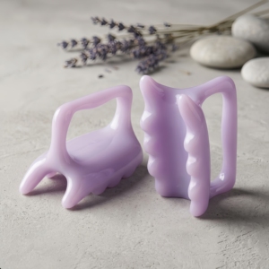 Herramienta Manual de Masaje Corporal, No Eléctrica, Relajante de Tejido Profundo con Textura de Resina Natural, Masajeador para Hombros, Cuello, Yoga y Deportes - Product Image 1