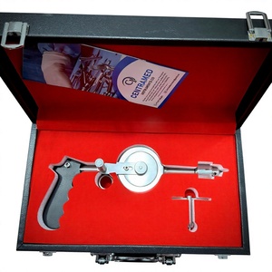 Perceuse manuelle orthopédique Jacob avec clé de serrage, en acier inoxydable, certifiée CE Classe I, avec coffret en bois de qualité supérieure - Product Image 2