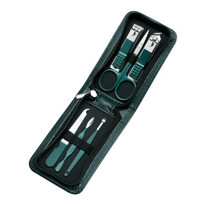 Kit de manucure et pédicure professionnel en acier inoxydable, étui de rangement en cuir avec fermeture éclair, ensemble d'outils de soin des ongles de qualité supérieure - Product Image 4