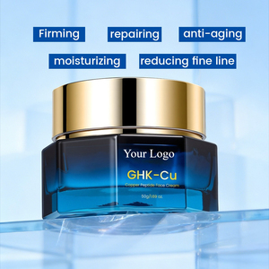 Crema Facial con Péptidos <span class=keywords><strong>de</strong></span> <span class=keywords><strong>Cobre</strong></span> Azul Ghkcu OEM ODM, Crema Facial Antienvejecimiento y Reparadora, Crema Hidratante Antiarrugas Ghk-cu - Product Image 4