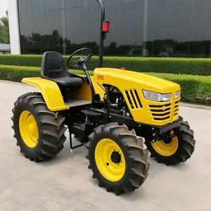 Trator pequeno de quatro rodas com ferramentas agrícolas, barato e em promoção, mini trator 4x4, trator cultivador com tração nas quatro rodas