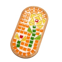 Kit de mosaïque DIY pour sous-verres – Activité créative ludique parent-enfant pour enfants – Activité artisanale faite à la main pour la maternelle – Kits de mosaïque pour la fête des Mères et les enfants
