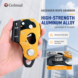 Polea de Agarre de Cuerda Multifunción Compacta Golmud G2 para Cuerdas de 9 a 10.5 mm con Carga Nominal de 150 kg para Acceso y Rescate por Cuerda - Product Image 4