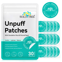 SOLOTREE Marque Privée OEM Patchs Naturels Végétaliens pour le Bien-être Digestif Unpuff pour Femmes et Hommes, Patchs Buccaux, Nasaux et Corporels
