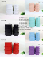 Boîtes rigides en forme de cœur de couleur unie Macaron, ensemble de 7 pièces, emballage cadeau avec matériaux recyclés, papier couché gaufré