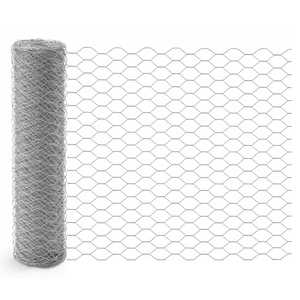 Grillage en acier hexagonal 1x10 m, 16 mm, épaisseur 0,5 mm, pour clôture de jardin et protection - Product Image 1
