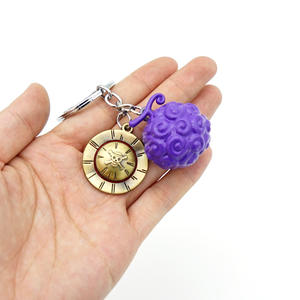 14 Designs Law <span class=keywords><strong>Ace</strong></span> Luffy Démon <span class=keywords><strong>Fruit</strong></span> Pendentif Métal Porte-clés Accessoires Double Pendentif Porte-clés Opératif <span class=keywords><strong>Fruit</strong></span> Porte-clés Charmes - Product Image 6
