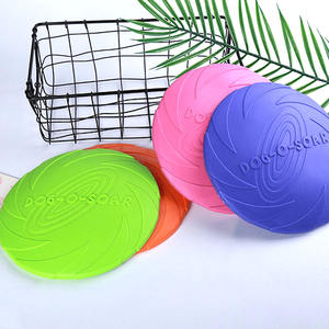 2022 Agreat silikon yumuşak Frisbeed Pet Bite dayanıklı köpek Frisbeed su çiğnemek oyuncak güçlü kauçuk interaktif özel Frisbeed - Product Image 5