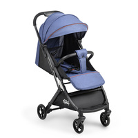 Poussette bébé en plastique et métal, très vendue, avec capote intégrale, fermeture éclair en maille, ceinture de sécurité à cinq points, réglage infini du dossier, pliable pour 6 mois et plus