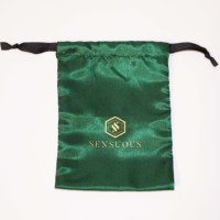 Sac cadeau de luxe en satin de soie naturelle premium avec cordon de serrage, réutilisable, pour bijoux et cheveux, doux, écologique, recyclable, avec logo personnalisé