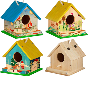 Gabbia per Piccioni in Legno Massiccio, Nido per Uccelli <span class=keywords><strong>da</strong></span> Esterno, Casetta <span class=keywords><strong>Fai</strong></span>-<span class=keywords><strong>da</strong></span>-<span class=keywords><strong>Te</strong></span> per Giardino e Cortile - Product Image 6