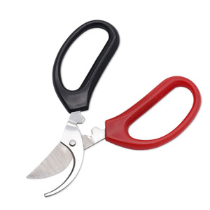 Lu Ban's Work Bypass Pruning Shears Stainless Steel Red Handle For Fruit Trees Garden Use - Product Image 2