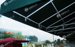 Cửa hàng cửa hàng cửa <span class=keywords><strong>s</strong></span>ổ mái hiên cố định vuông che nắng mái hiên tùy chỉnh Màu Nhãn Logo - Product Image 4