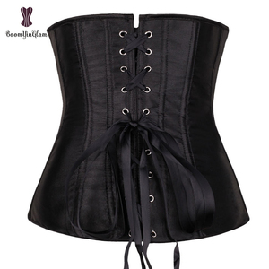 Gotico Del Corpo Shapewear <span class=keywords><strong>Top</strong></span> Grandi Donne Nero <span class=keywords><strong>Bianco</strong></span> Della Vita Shaper Pianura Corsetto <span class=keywords><strong>Top</strong></span> Bustini Più Il Formato - Product Image 4