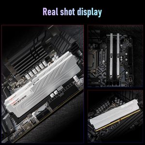 Memoria <span class=keywords><strong>Ram</strong></span> de escritorio para computadora <span class=keywords><strong>DDR4</strong></span> 8GB 3200MHZ CL16 1,35 V XMP2.0 Overclocking con disipador térmico para juegos de PC/oficina/PS, Plata - Product Image 4