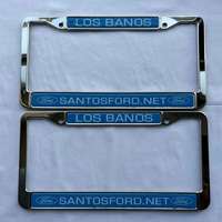 Support de plaque d'immatriculation personnalisé Chap prix cadre de plaque d'immatriculation vierge à sublimation ABS pour taille standard américaine