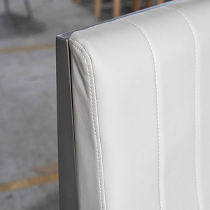 Sièges de banquette de restaurant en vinyle vert et <span class=keywords><strong>blanc</strong></span> <span class=keywords><strong>avec</strong></span> <span class=keywords><strong>dossier</strong></span> haut |   <span class=keywords><strong>Banc</strong></span> fixe commercial pour hôtels, cafés, restaurants, espaces de restauration - Product Image 6