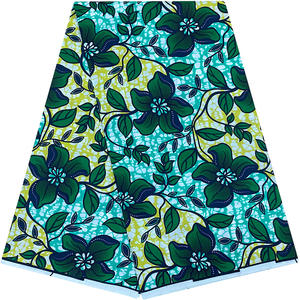 Tissu imprimé en cire africaine d'Ankara, tissu africain original en polyester, pagne et tissu en polyester pour vêtements, pour costume - Product Image 2