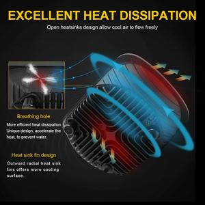 Faros LED de 5x7 pulgadas para coche, lámpara de mano DRL de ojo de Ángel de haz sellado de 2022 W, 7x6 pulgadas, para Jeep YJ XJ, Cherokee H6054, H5054, novedad de 120 - Product Image 6