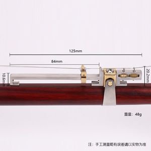 Stainless Steel Adjustable Erhu Tuner With Knob Control For <b>Stringed</b> <b>Instruments</b> Polished Finish - Product Image 2
