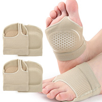 Coussinets de semelle SEBS pour l'avant-pied, séparateurs d'orteils en nid d'abeille, absorption des chocs, soulagement de la pression pour la marche sportive, inserts de chaussures pour l'avant-pied