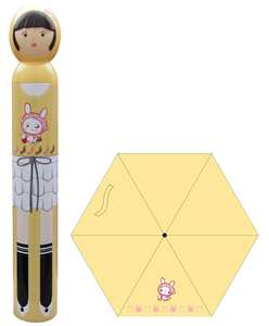 ร่มพับได้สำหรับผู้หญิง <span class=keywords><strong>Moppet</strong></span> ร่มดินสอแบบพับได้ร่มเจ้าหญิงใช้มือปรับแต่งโลโก้ได้ TX984 - Product Image 5