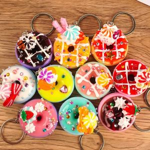Wholesale of Creative Simulation Food Doughnut Keychain Pendants and Student Couple <b>Bag</b> Pendants Mini Kitchen Toys - Product Image 5