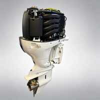 Potente motor fueraborda V6 de 150 HP, de 2 o 4 tiempos, motor de gasolina de alta resistencia para embarcaciones comerciales grandes