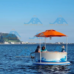 DWF Drop Stitch plataforma flotante de agua Magic <span class=keywords><strong>Donut</strong></span> <span class=keywords><strong>Boat</strong></span> inflable Motor <span class=keywords><strong>Boat</strong></span> - Product Image 4